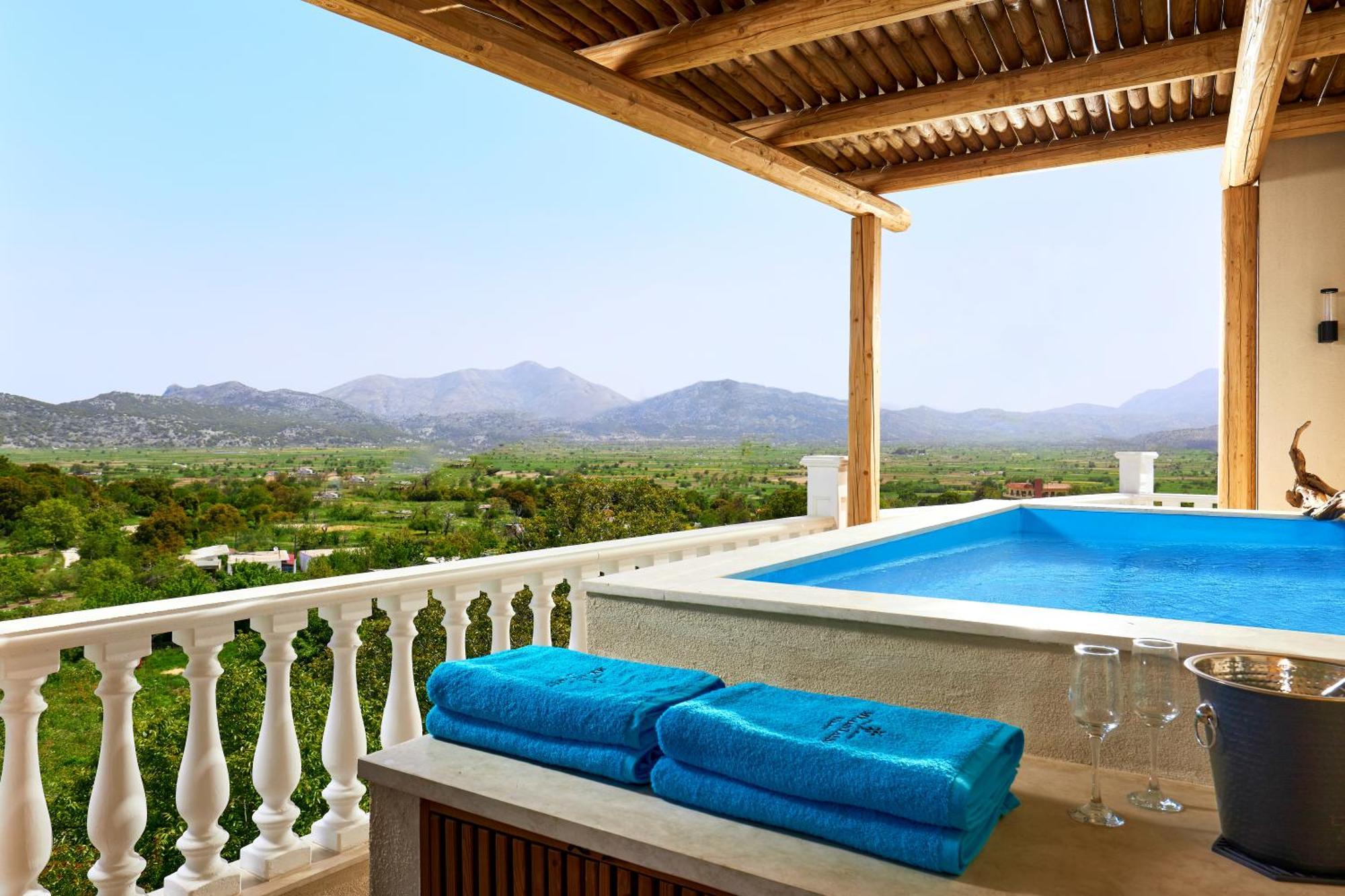 Mylostassi Villas With Balcony Plunge Pool Plati  Exterior photo